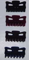 Velvet Jaw clips,24 pcs for ea order - Click Image to Close