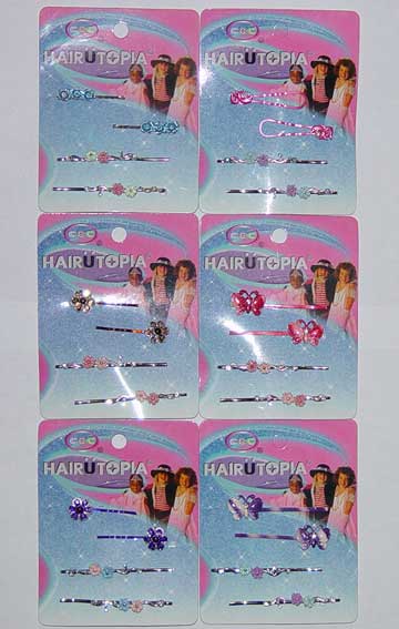 Kid's Barrette Sets, 48 pcs for ea order