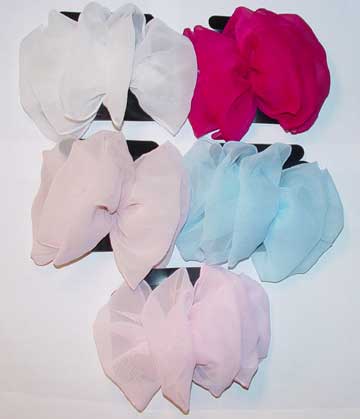 Beautiful Pastel Hair Bows - 1 Dozen