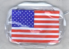 bag1-2 PVC bag with U.S.A. flag on front