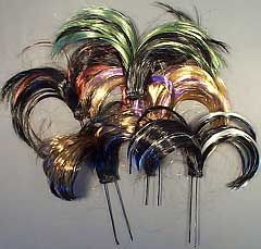 ♥ Hair Extension Pins 2Tone, HP002, 24 Pcs/Order