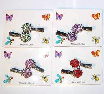 Hair Clips - WB031 - 1 Dozen