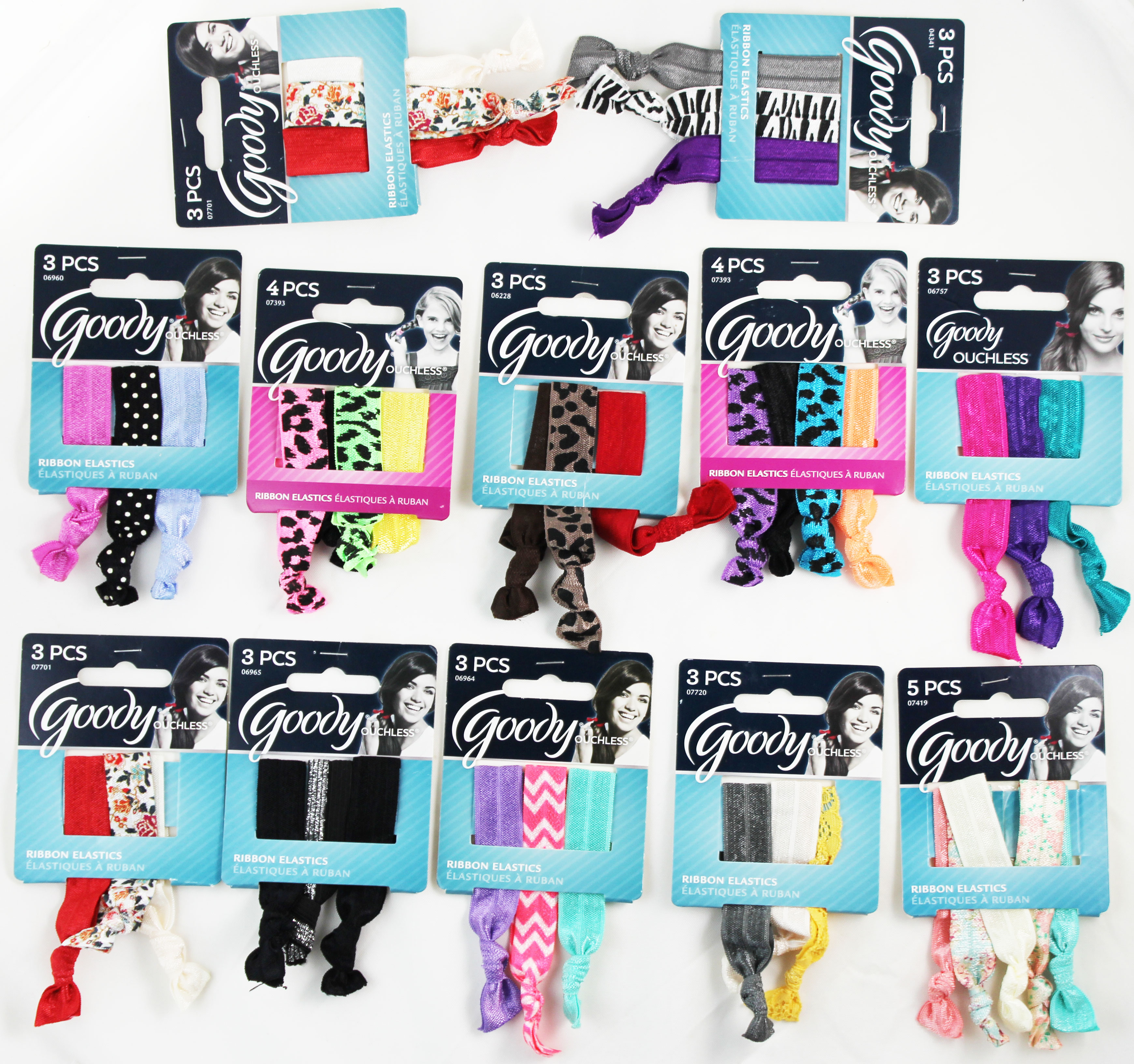 Goody Ouchless Ribbon Elastics Multi-Bundle - Click Image to Close