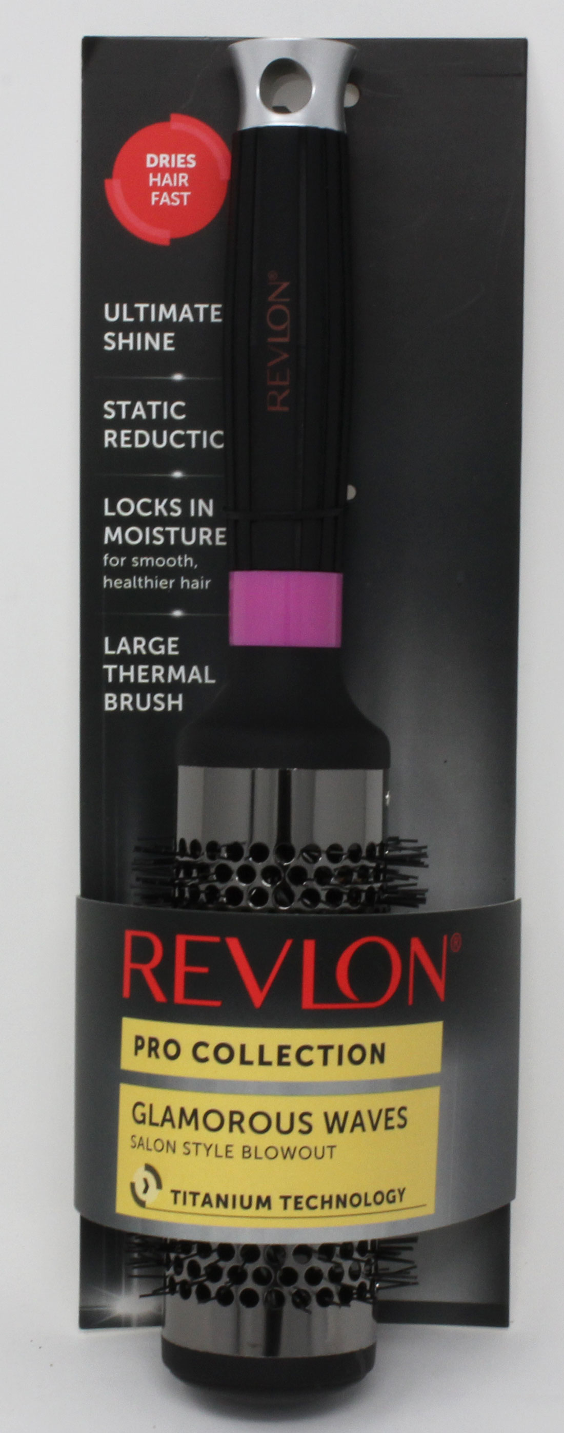 Revlon pro collection glaworous waves slon style blowout large round thermal brush